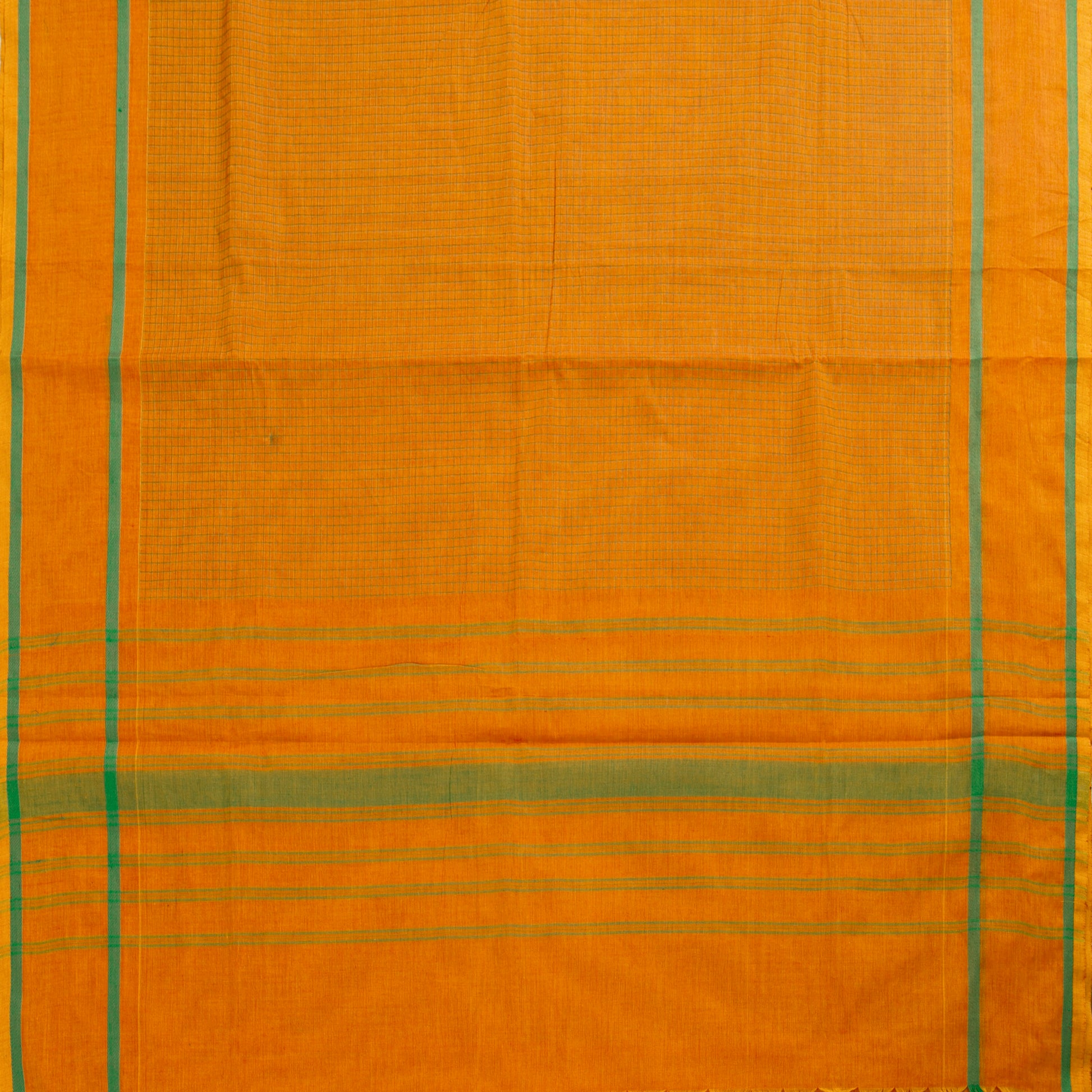 Mustard Kanchi Cotton Saree PV MM KC 111 - Cotton Saree - Panjavarnam PV MM KC 111