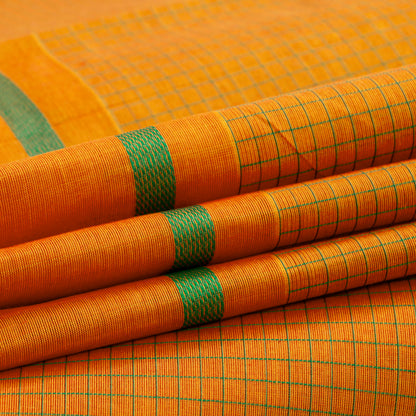 Mustard Kanchi Cotton Saree PV MM KC 111 - Cotton Saree - Panjavarnam PV MM KC 111