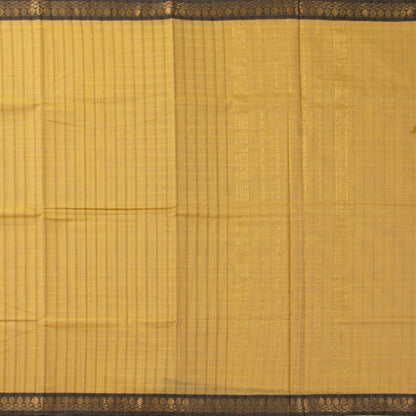 Off White And Black Kanchi Cotton Saree PV MM KC 143 - Cotton Saree - Panjavarnam PV MM KC 143