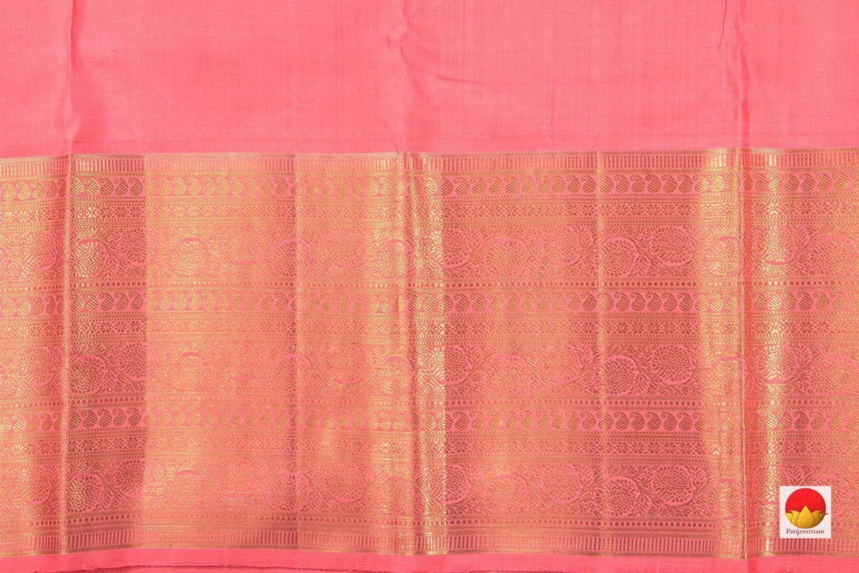 Pastel Blue And Pink Kanchipuram Silk Saree Handwoven Pure Silk Pure Zari For Wedding Wear PV NYC 774 - Silk Sari - Panjavarnam