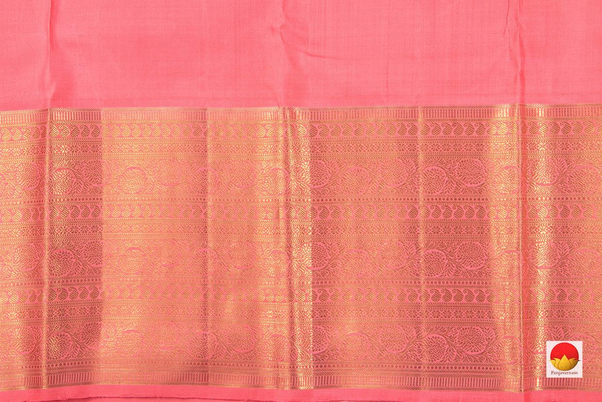 Pastel Blue And Pink Kanchipuram Silk Saree Handwoven Pure Silk Pure Zari For Wedding Wear PV NYC 774 - Silk Sari - Panjavarnam PV NYC 774