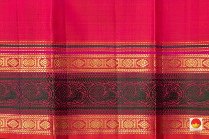 Pastel Blue Green Kanchipuram Silk Saree Handwoven Pure Silk Pure Zari PV NYC 925 - Silk Sari - Panjavarnam