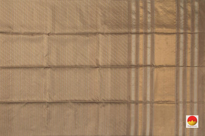 Pastel Brown Handwoven Soft Silk Saree Pure Silk For Festive Wear PV RSP 130 - Silk Sari - Panjavarnam