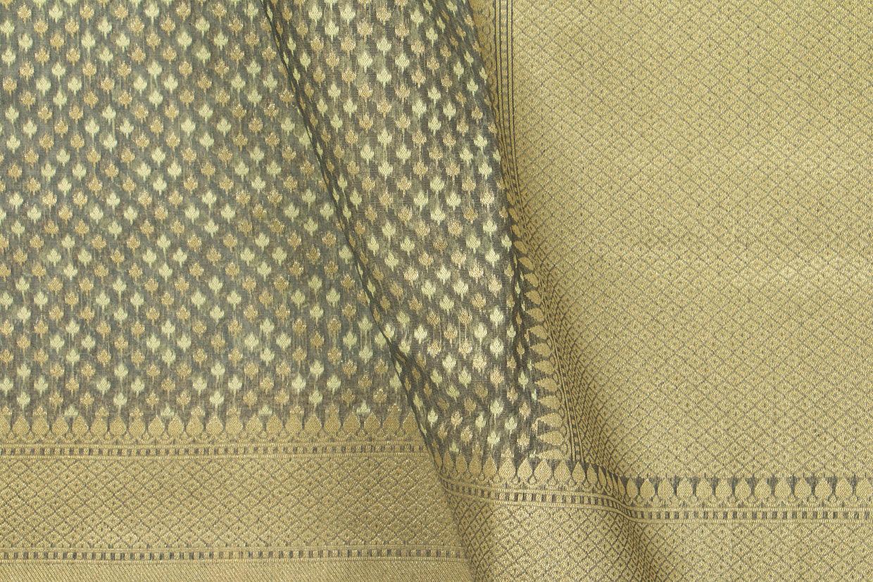 Pastel Green Banarasi Silk Cotton Saree For Party Wear PSC NYC 1111 - Silk Cotton - Panjavarnam
