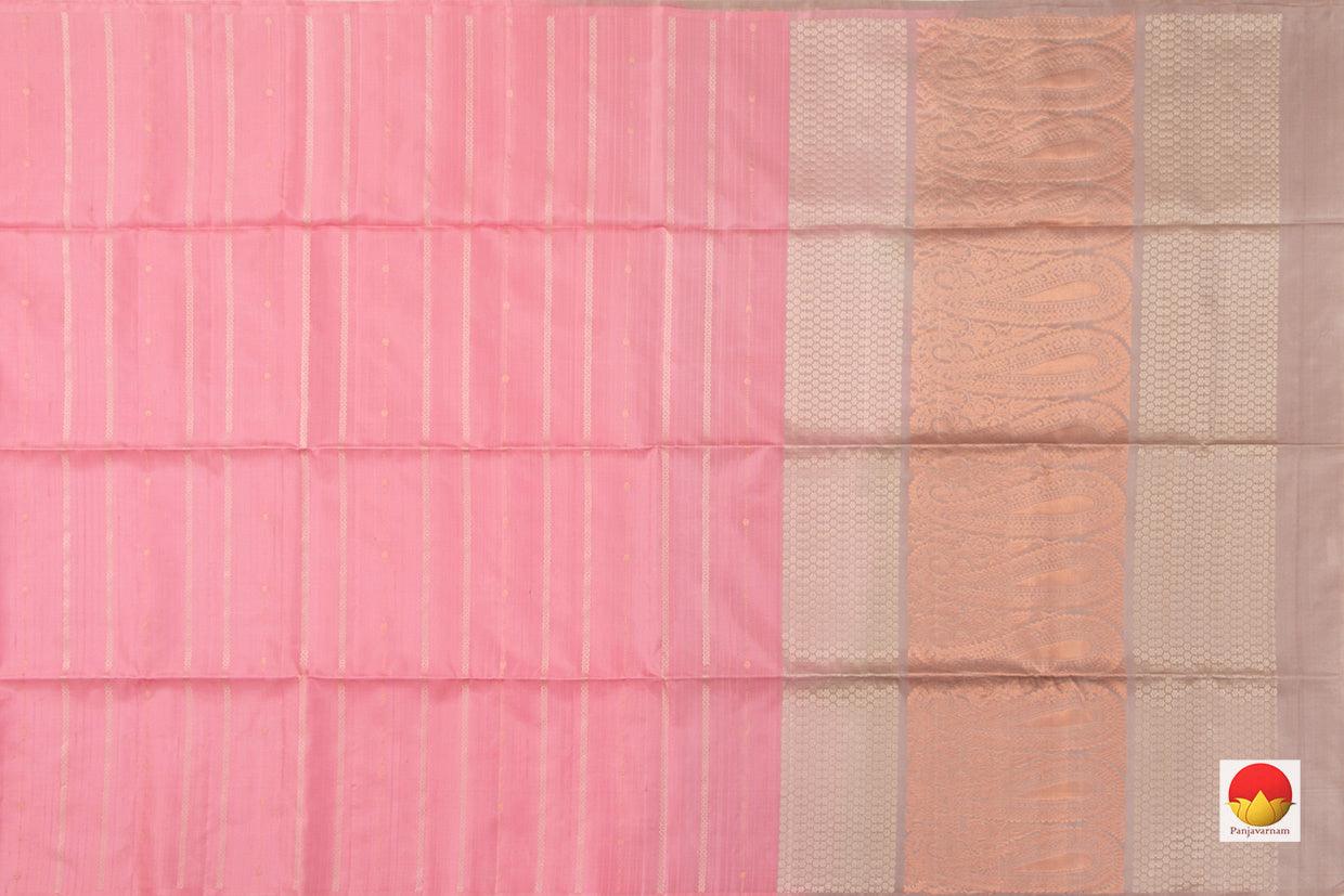 Pastel Pink Handwoven Soft Silk Saree Pure Silk For Festive Wear PV RSP 136 - Silk Sari - Panjavarnam
