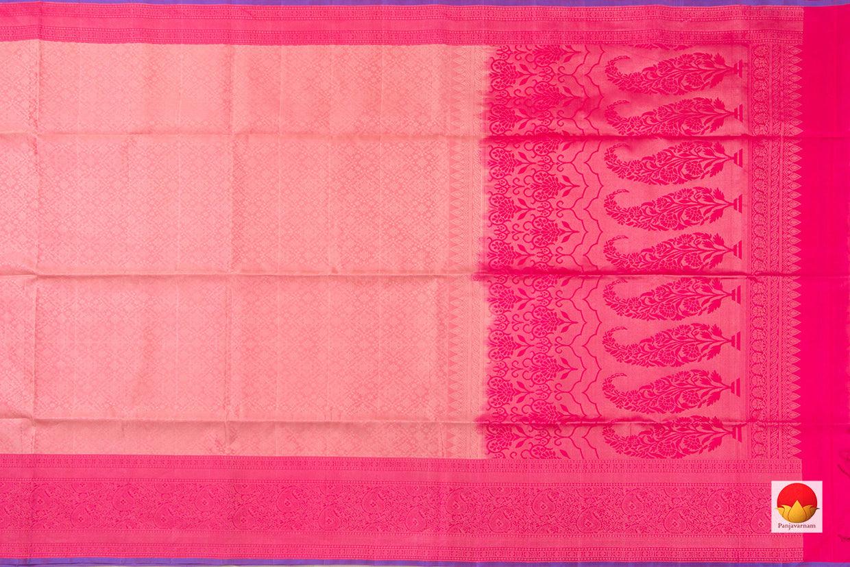 Pastel Pink Handwoven Soft Silk Saree Pure Silk For Festive Wear PV RSP 138 - Silk Sari - Panjavarnam