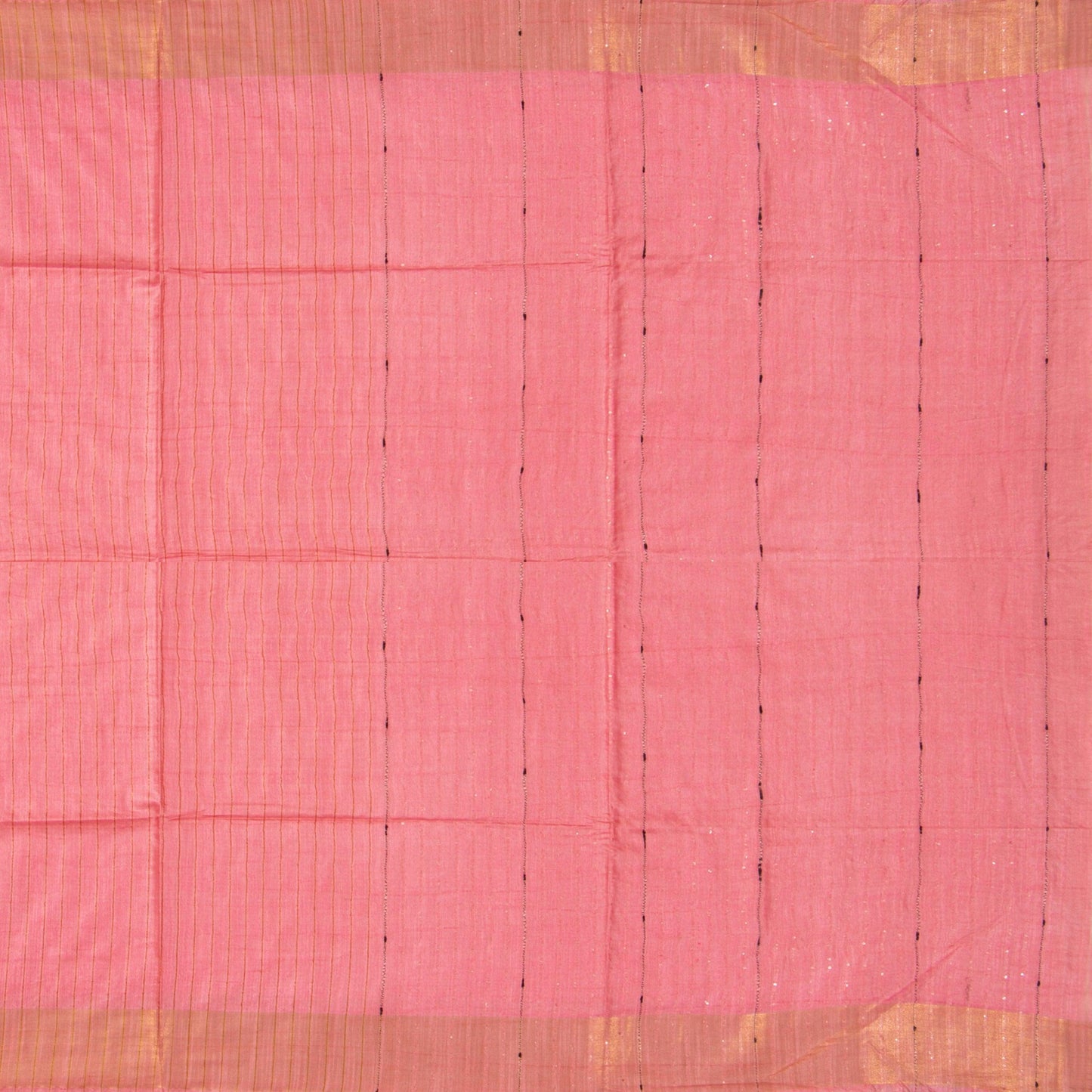 Pastel Pink Tussar Silk Saree Handwoven PT 2072 - Tussar Silk - Panjavarnam PT 2072