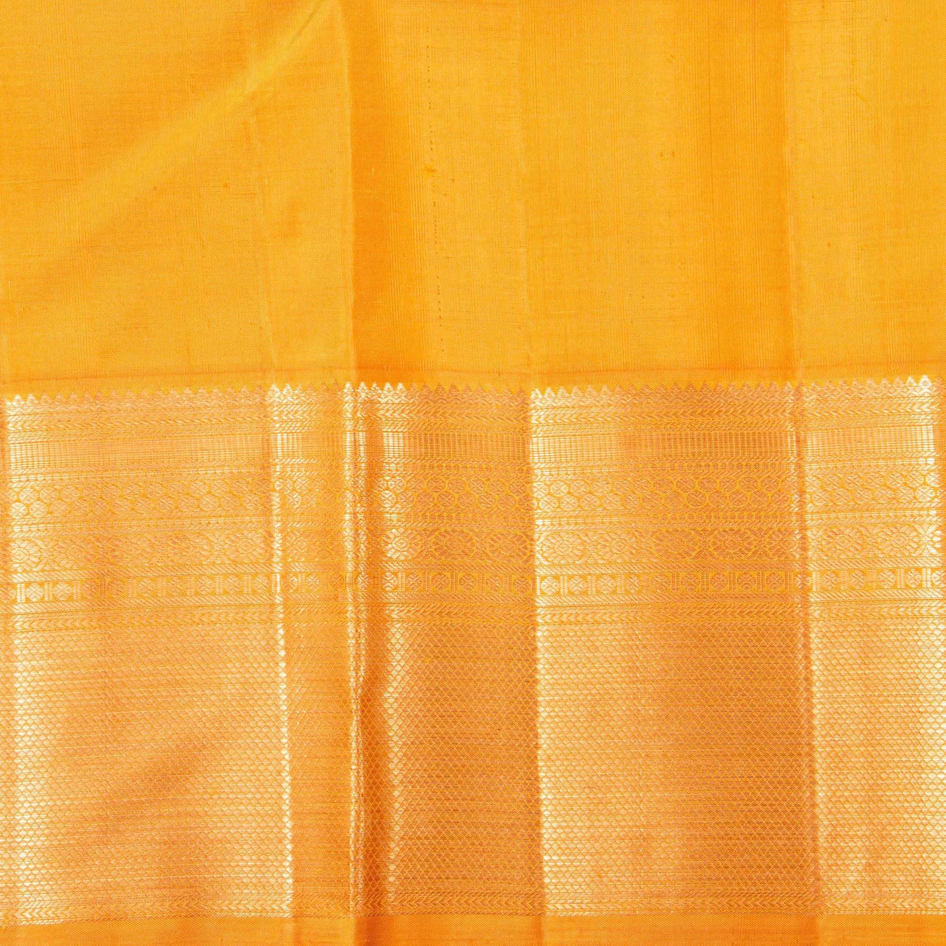 Pink And Mustard Kanchipuram Silk Saree For Wedding Wear PV NYC 1532 - Silk Sari - Panjavarnam PV NYC 1532