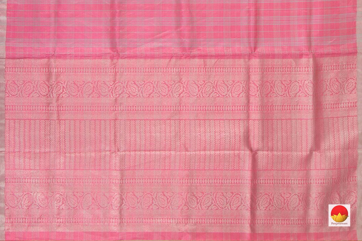 Pink Handwoven Soft Silk By Tissue Saree Pure Silk For Party Wear PV KU 104 - Silk Sari - Panjavarnam