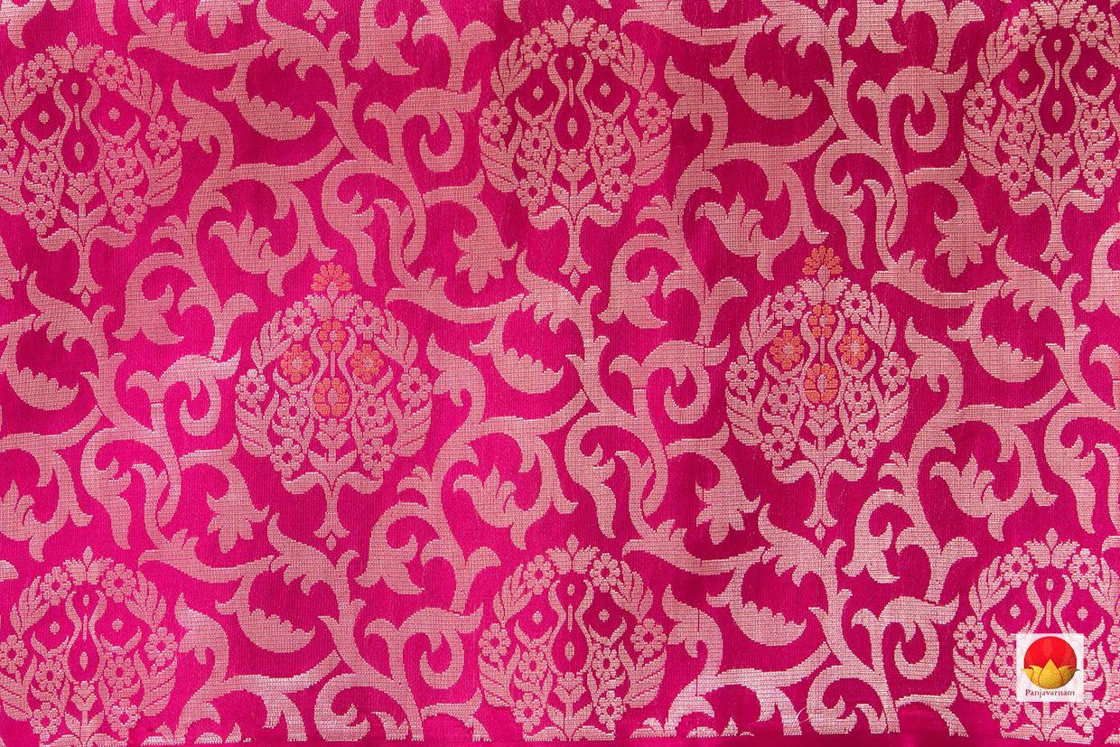 Pink Handwoven Soft Silk Saree Pure Silk With Vertical Stripes For Festive Wear PV RSP 131 - Silk Sari - Panjavarnam