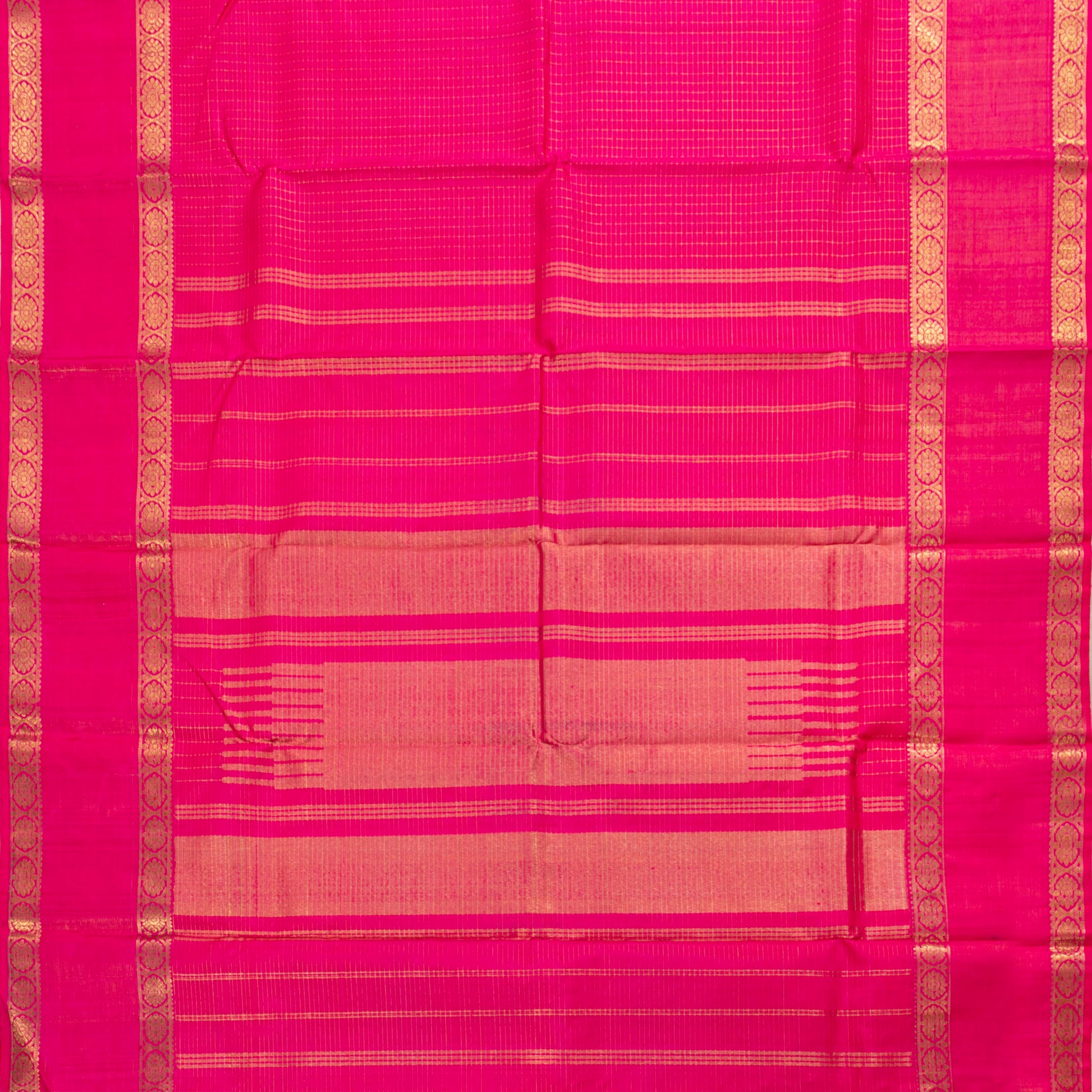 Pink Kanchipuram Silk Saree For Wedding Wear PV NYC 1487 - Silk Sari - Panjavarnam PV NYC 1487