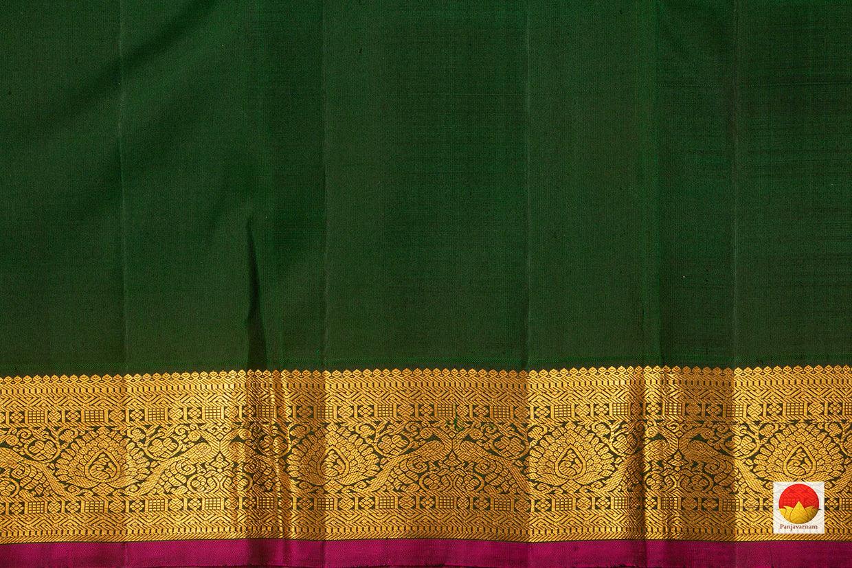 Pink Kanchipuram Silk Saree Handwoven Pure Silk Pure Zari For Festive Ocassion PV J 3160 - Silk Sari - Panjavarnam