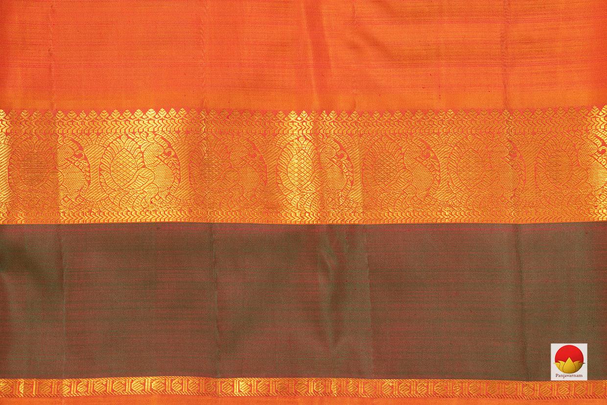 Pink Kanchipuram Silk Saree With Veldhari Stripes Handwoven Pure Silk Pure Zari For Festive Wear - PV J 7264 - Silk Sari - Panjavarnam PV J 7264