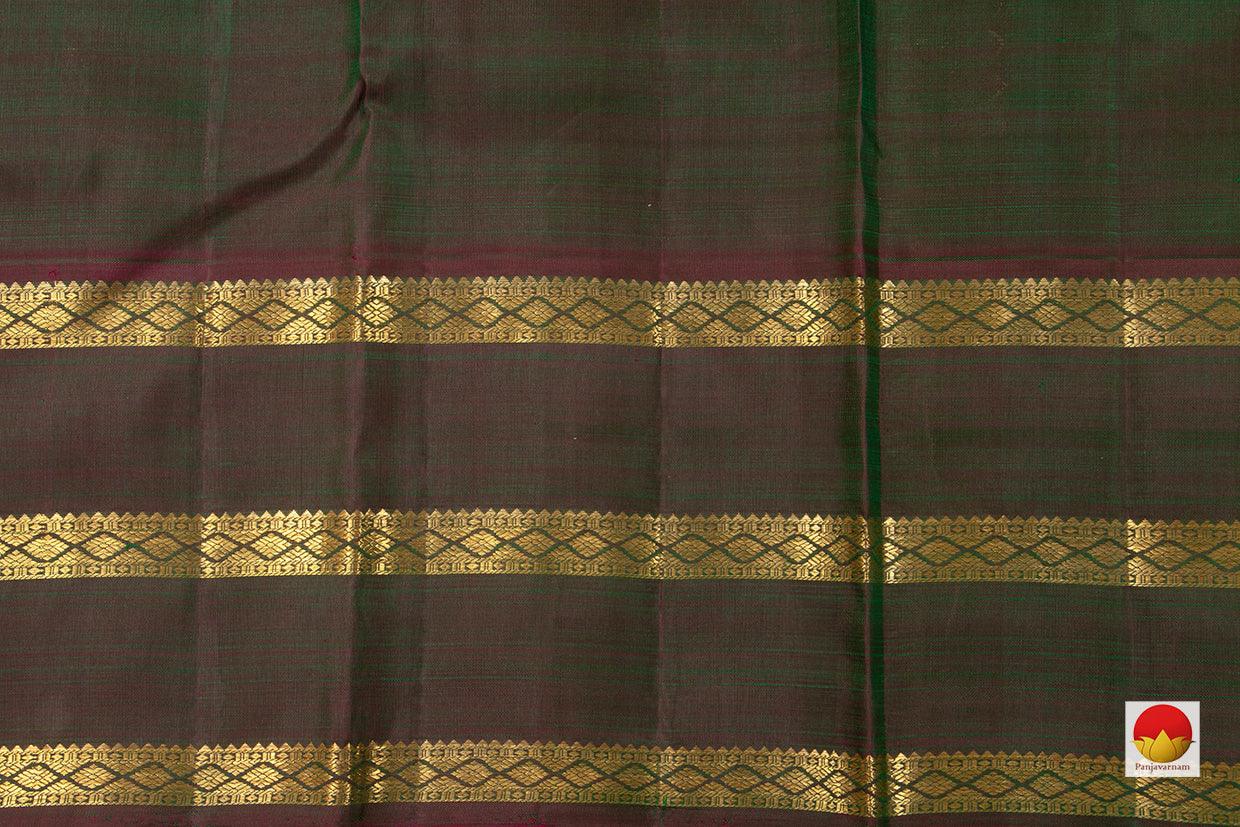 Pink Kanchipuram Silk Saree With Zari Checks Handwoven Pure Silk Pure Zari PV NYC 633 - Silk Sari - Panjavarnam PV NYC 633