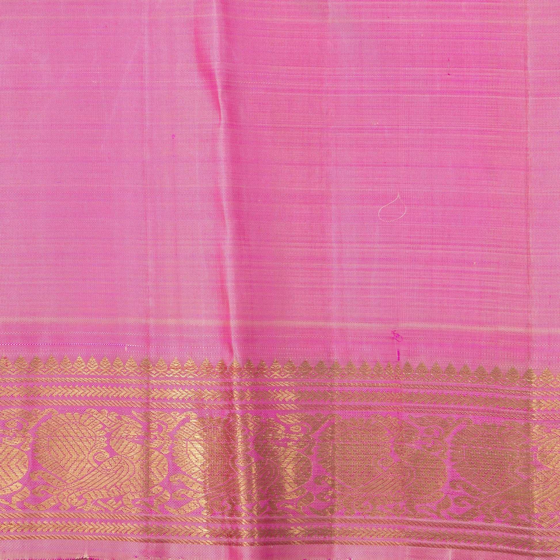 Pink Kanjivaram Silk Saree With Zari Butta For Festive Wear PV NYC 1215 - Silk Sari - Panjavarnam PV NYC 1215