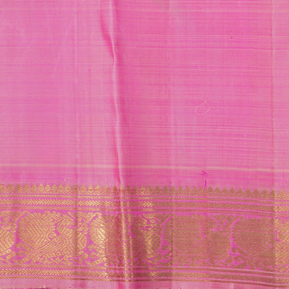 Pink Kanjivaram Silk Saree With Zari Butta For Festive Wear PV NYC 1215 - Silk Sari - Panjavarnam PV NYC 1215