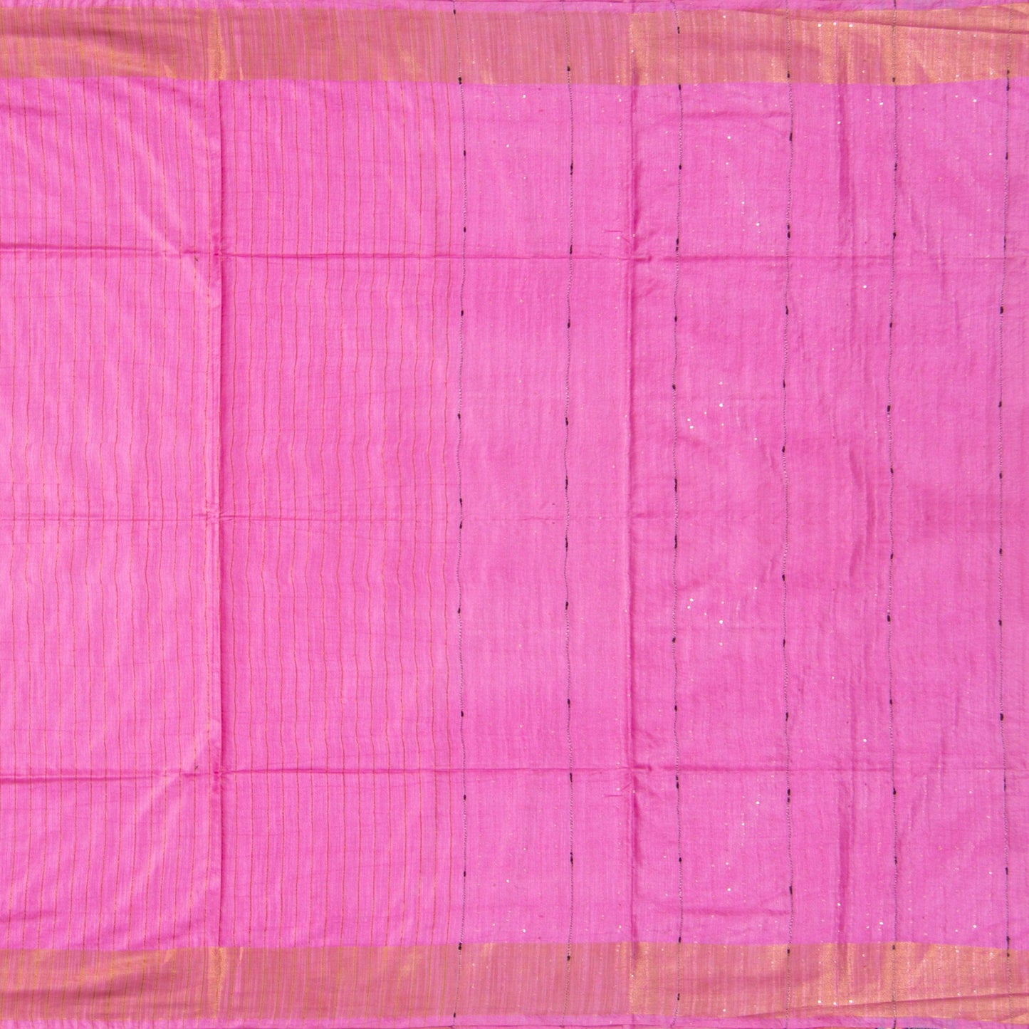 Pink Tussar Silk Saree Handwoven PT 2074 - Tussar Silk - Panjavarnam PT 2074