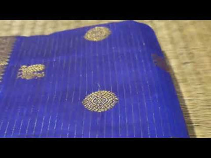 Kanchipuram Silk Saree - Handwoven Pure Silk - Vairaoosi - Pure Zari - PV SRI 5946