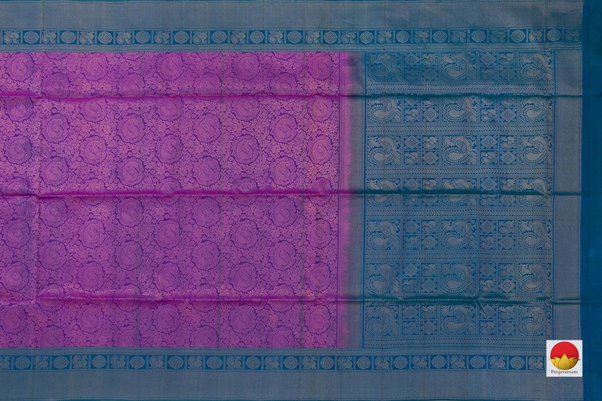 Violet Handwoven Soft Silk Saree Pure Silk For Festive Wear PV RSP 123 - Silk Sari - Panjavarnam