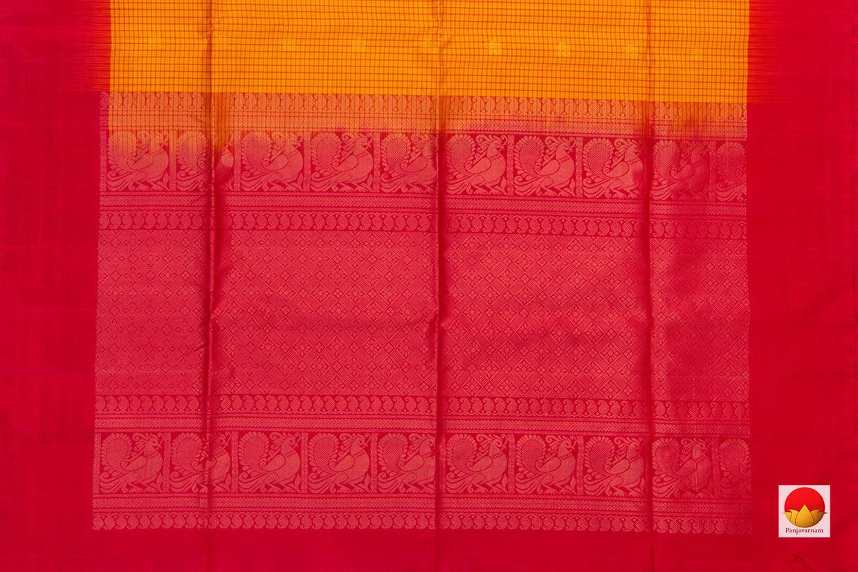 Yellow Handwoven Soft Silk Saree Pure Silk For Office Wear PV RSP 101 - Silk Sari - Panjavarnam PV RSP 101