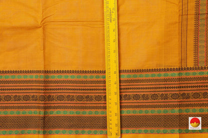 Yellow Kanchi Cotton Saree For Office Wear PV KC 383 - Cotton Saree - Panjavarnam PV KC 383