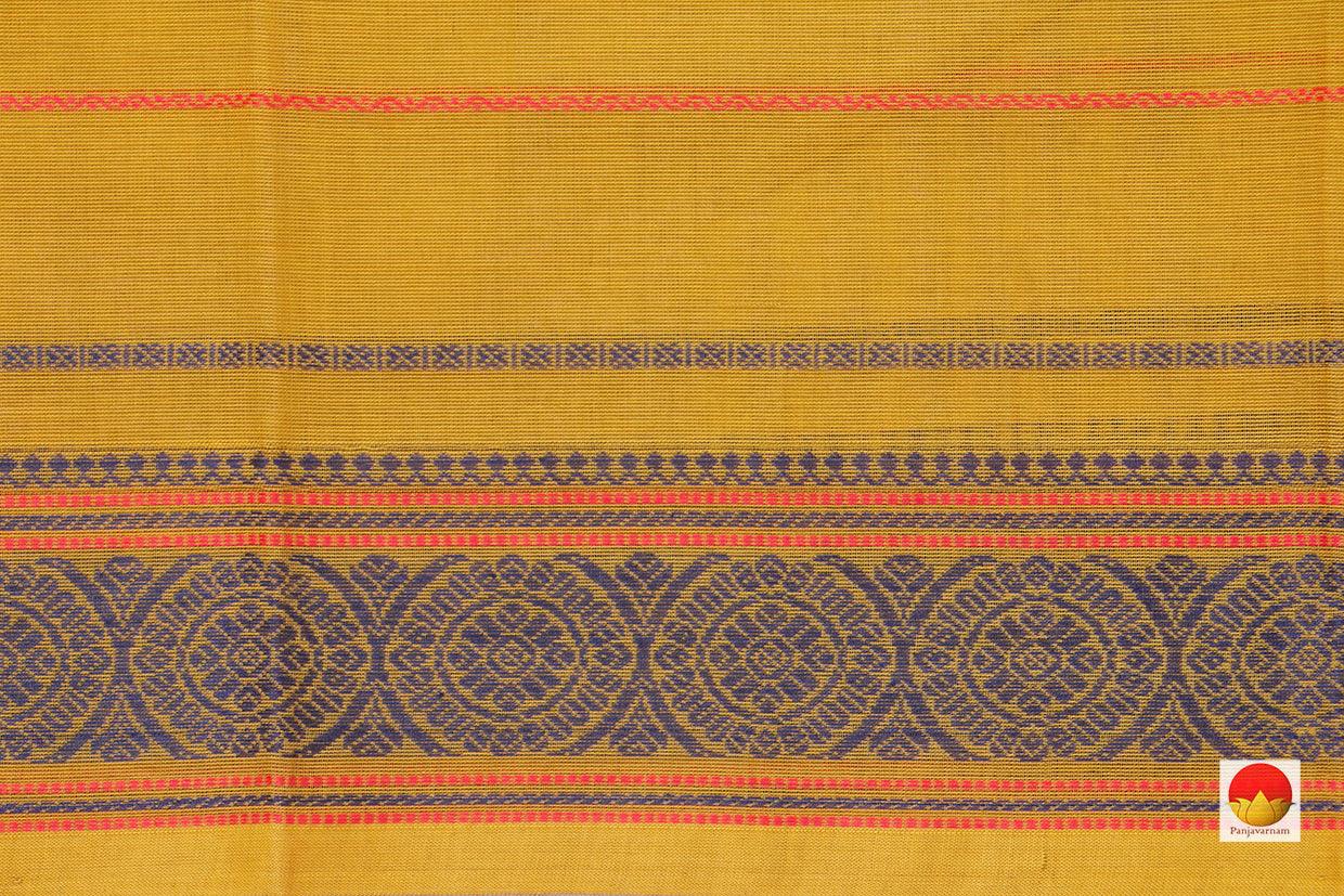 Yellow Kanchi Cotton Saree For Office Wear PV KC 387 - Cotton Saree - Panjavarnam PV KC 387