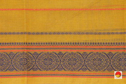 Yellow Kanchi Cotton Saree For Office Wear PV KC 387 - Cotton Saree - Panjavarnam PV KC 387