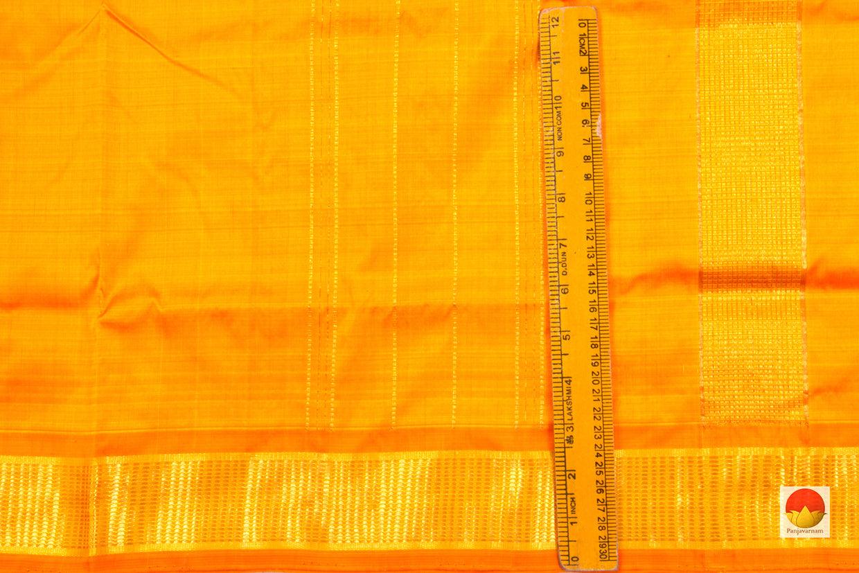 9 Yards - Kanchipuram Silk Saree - Handwoven Pure Silk - Pure Zari - PV 2050 - Saris & Lehengas - Panjavarnam PV 2050