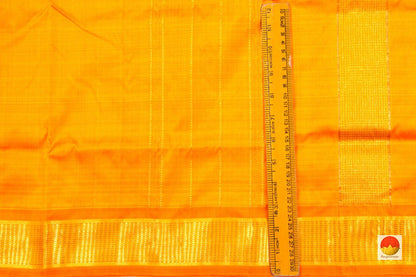 9 Yards - Kanchipuram Silk Saree - Handwoven Pure Silk - Pure Zari - PV 2050 - Saris & Lehengas - Panjavarnam PV 2050