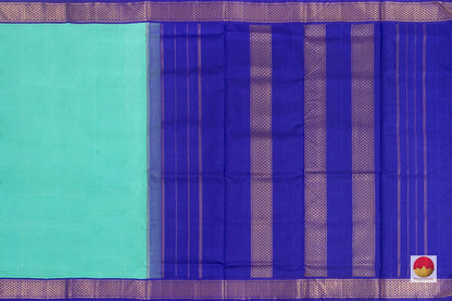 9 Yards - Kanchipuram Silk Saree - Handwoven Pure Silk - Pure Zari - PV NYC 28 - 9 yards silk saree - Panjavarnam