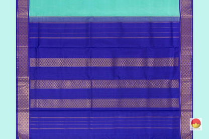 9 Yards - Kanchipuram Silk Saree - Handwoven Pure Silk - Pure Zari - PV NYC 28 - 9 yards silk saree - Panjavarnam