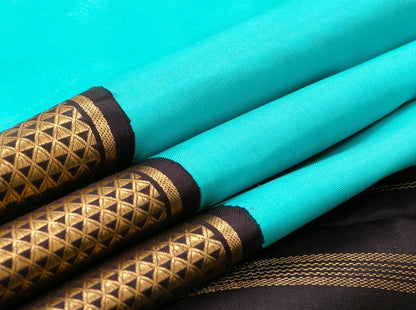 9 Yards - Kanchipuram Silk Saree - Handwoven Pure Silk - Pure Zari - PV NYC 30 - Saris & Lehengas - Panjavarnam