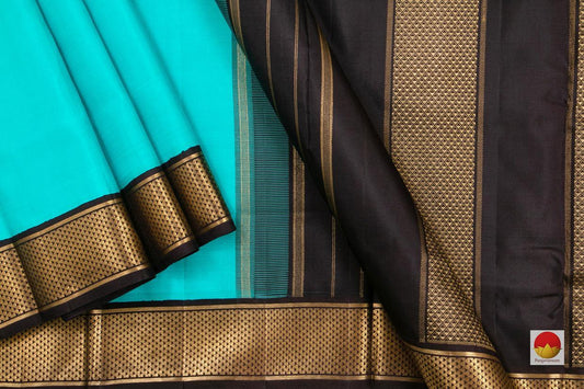 9 Yards - Kanchipuram Silk Saree - Handwoven Pure Silk - Pure Zari - PV NYC 30 - Saris & Lehengas - Panjavarnam PV NYC 30
