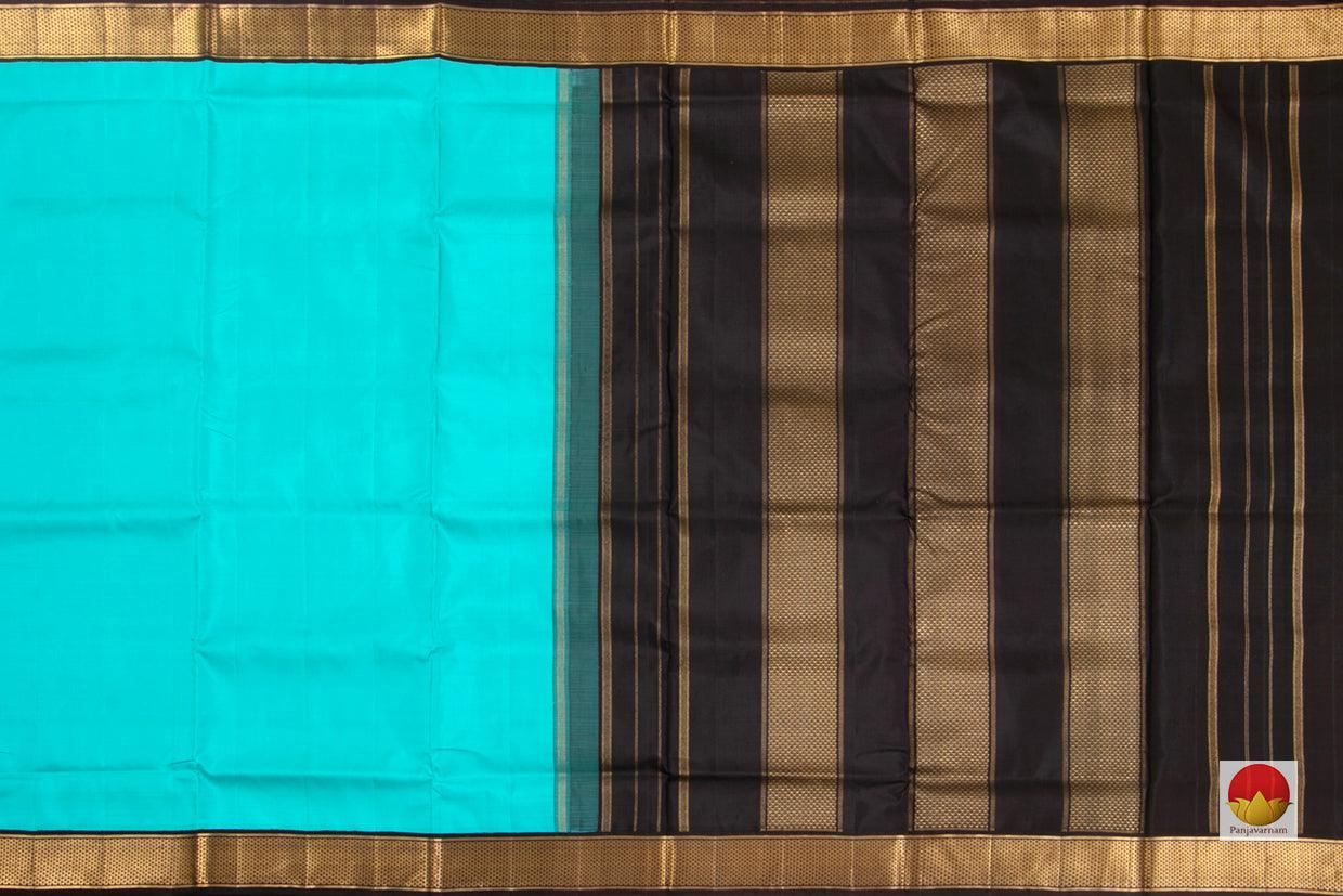 9 Yards - Kanchipuram Silk Saree - Handwoven Pure Silk - Pure Zari - PV NYC 30 - Saris & Lehengas - Panjavarnam PV NYC 30