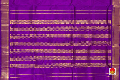 9 Yards - Kanchipuram Silk Saree - Handwoven Pure Silk - Pure Zari - PV NYC 500 - 9 yards silk saree - Panjavarnam PV NYC 500