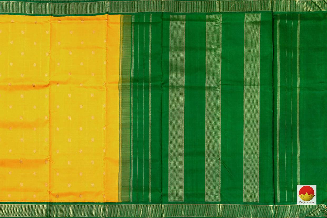 9 Yards - Kanchipuram Silk Saree - Handwoven Pure Silk - Pure Zari - PV NYC 503 - 9 yards silk saree - Panjavarnam