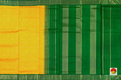 9 Yards - Kanchipuram Silk Saree - Handwoven Pure Silk - Pure Zari - PV NYC 503 - 9 yards silk saree - Panjavarnam PV NYC 503