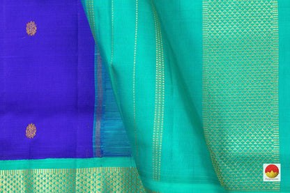 9 Yards - Kanchipuram Silk Saree - Handwoven Pure Silk - Pure Zari - PV NYC 504 - 9 yards silk saree - Panjavarnam PV NYC 504