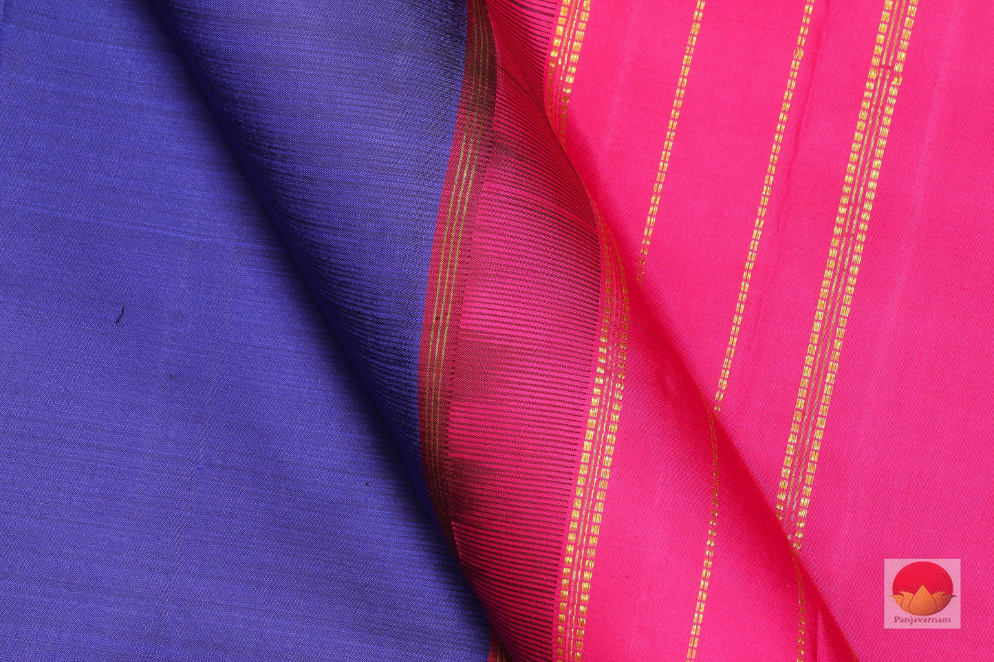 9 Yards - Traditional Design Handwoven Pure Silk Kanjivaram Saree - Pure Zari - PV G 1017 Archives - 9 yards silk saree - Panjavarnam