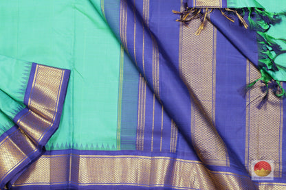 9 Yards - Traditional Design Handwoven Pure Silk Kanjivaram Saree - Pure Zari - PV NY 1005 Archives - Silk Sari - Panjavarnam