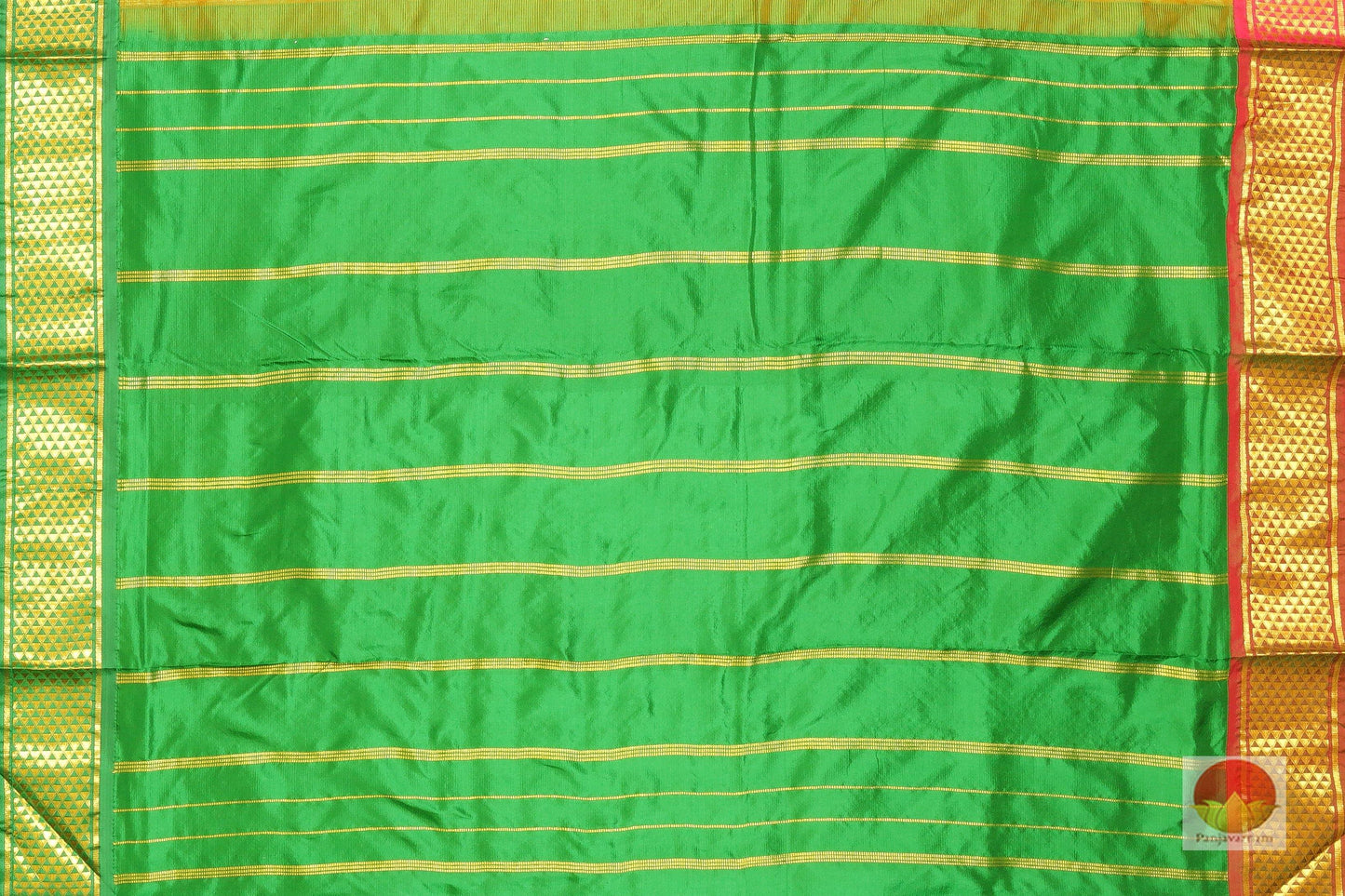 9 Yards - Traditional Design Handwoven Pure Silk Kanjivaram Saree - PV NY G1008 Archives - Silk Sari - Panjavarnam