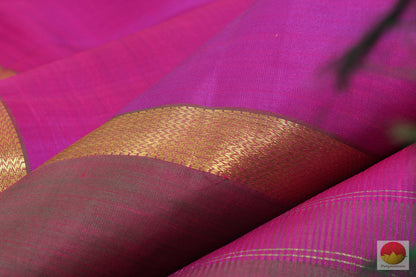 9 Yards - Traditional Design Handwoven Pure Silk Kanjivaram Saree - PV SVS 2073 Archives - 9 yards silk saree - Panjavarnam