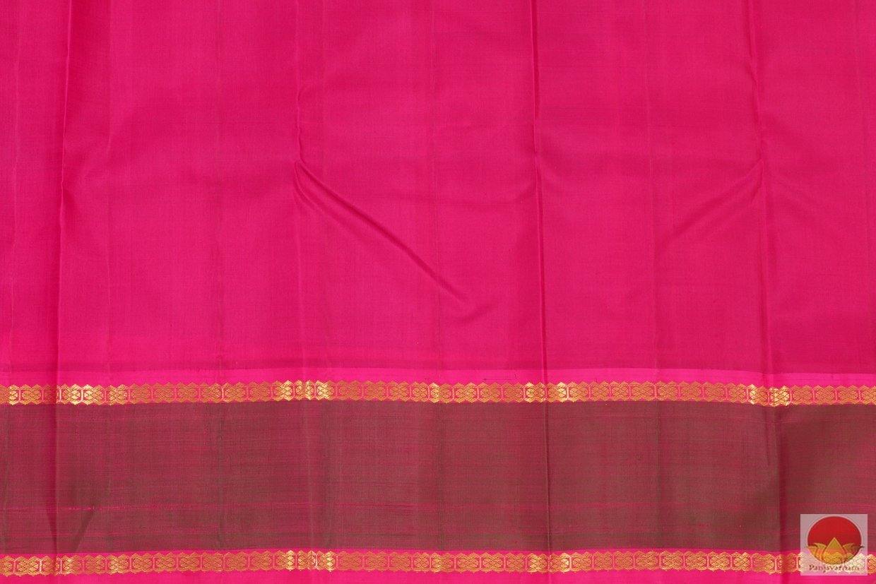 Ananda Blue & Pink - Handwoven Kanchipuram Silk Saree - Pure Silk - Pure Zari - PV G 4163 - Silk Sari - Panjavarnam PV G 4163