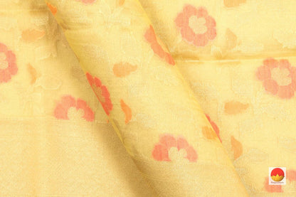 Banarasi Kora Silk Saree - Handwoven Pure Silk - PB 259 - Banarasi Silk - Panjavarnam PB 259