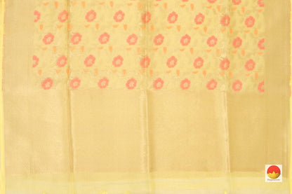 Banarasi Kora Silk Saree - Handwoven Pure Silk - PB 259 - Banarasi Silk - Panjavarnam PB 259