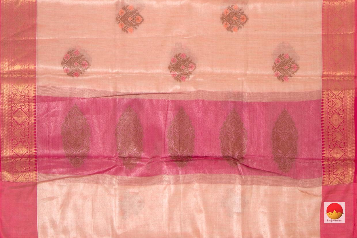 Banarasi Silk Cotton - Handwoven - Antique Zari - PSC 1173 A - Silk Cotton - Panjavarnam
