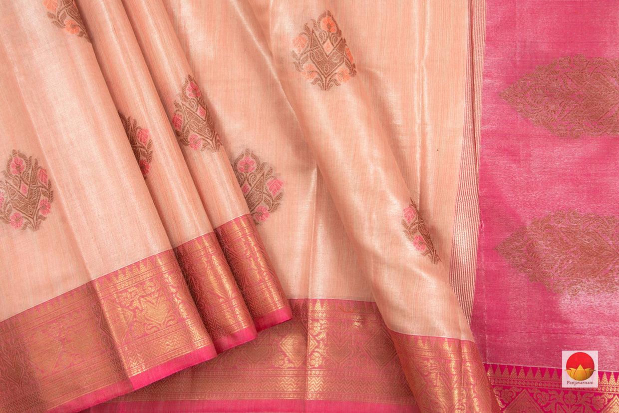 Banarasi Silk Cotton - Handwoven - Antique Zari - PSC 1173 A - Silk Cotton - Panjavarnam PSC 1173 A