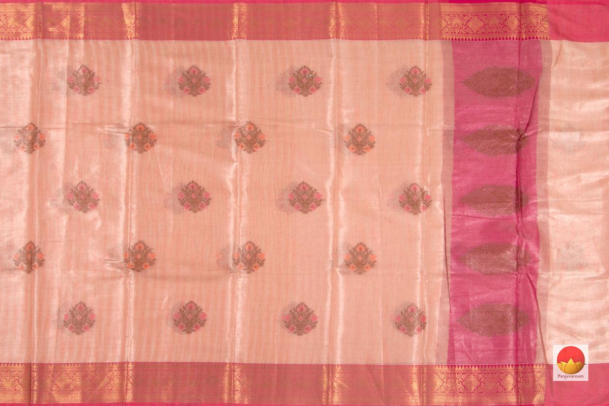 Banarasi Silk Cotton - Handwoven - Antique Zari - PSC 1173 A - Silk Cotton - Panjavarnam PSC 1173 A