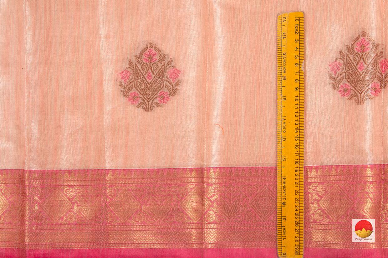 Banarasi Silk Cotton - Handwoven - Antique Zari - PSC 1173 A - Silk Cotton - Panjavarnam PSC 1173 A