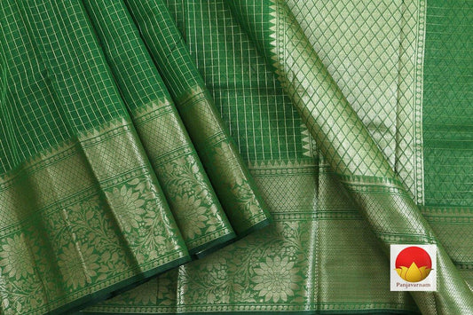 Banarasi Silk Cotton - Handwoven Saree - Antique Zari - PSC 1027 - Archives - Silk Cotton - Panjavarnam